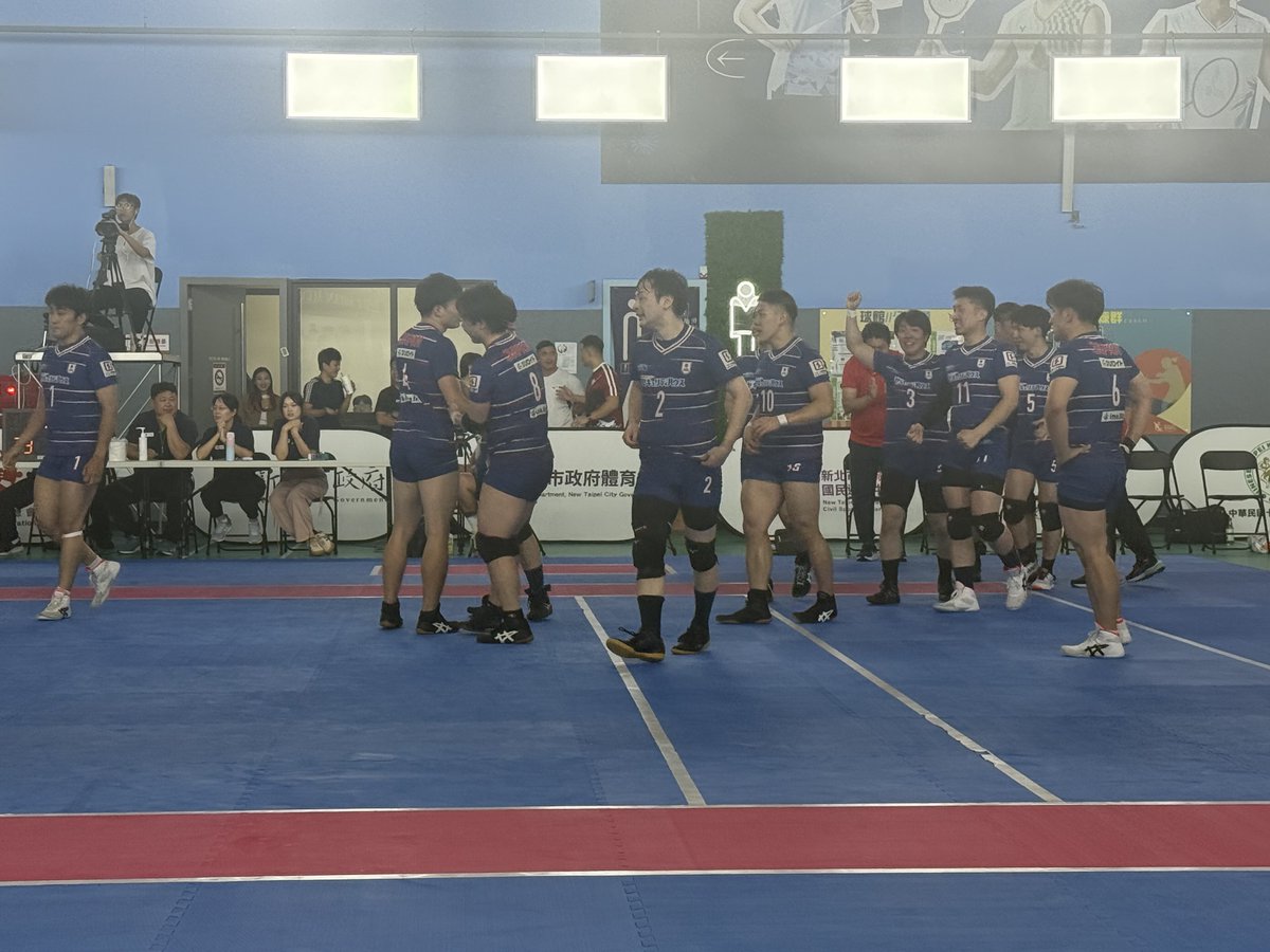 jaka_kabaddi's tweet photo. 第一回男子東アジア選手権開催中！日本は、韓国にも勝利！明日は最終戦、香港に勝てば優勝です！ https://t.co/TxQub3VWTf