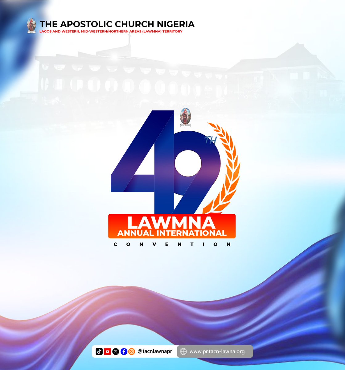 TACBATV's tweet photo. Are you ready for another wonderful experience as we kick start the 49th LAWMNA annual International convention?

#tacnlawnapr #TACNService #lic2025 #iknowyourwork #lawmna #TACBATV #BADAGRYAREA https://t.co/q4qy0dZ2Bg