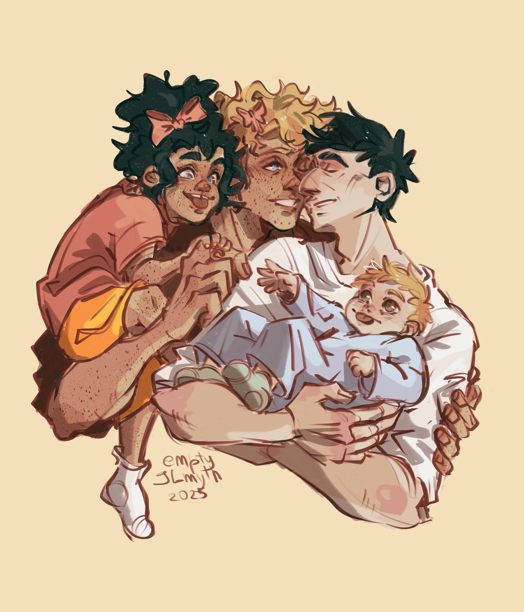 luftnicht's tweet image. #digitalart 
lil family