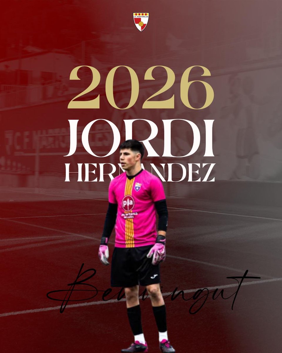 CF Martorelles (@cfmartorelles) on Twitter photo ✍️  Jordi Hernandez nou jugador del Martorelles.
Provinent del Caldes, tenim la porteria assegurada amb Jordi, seguretat i treball per deixar porteries a 0 cada partit.
Sort i éxits ! 🔴⚪️ ✍️  Jordi Hernandez nou jugador del Martorelles.
Provinent del Caldes, tenim la porteria assegurada amb Jordi, seguretat i treball per deixar porteries a 0 cada partit.
Sort i éxits ! 🔴⚪️