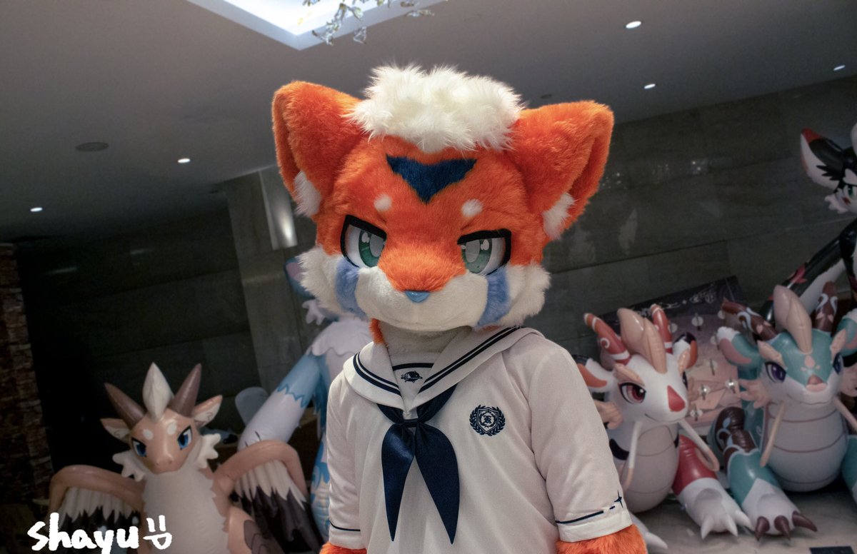 誓言是一场有时差的雨
#FursuitFriday 
📷：shayu