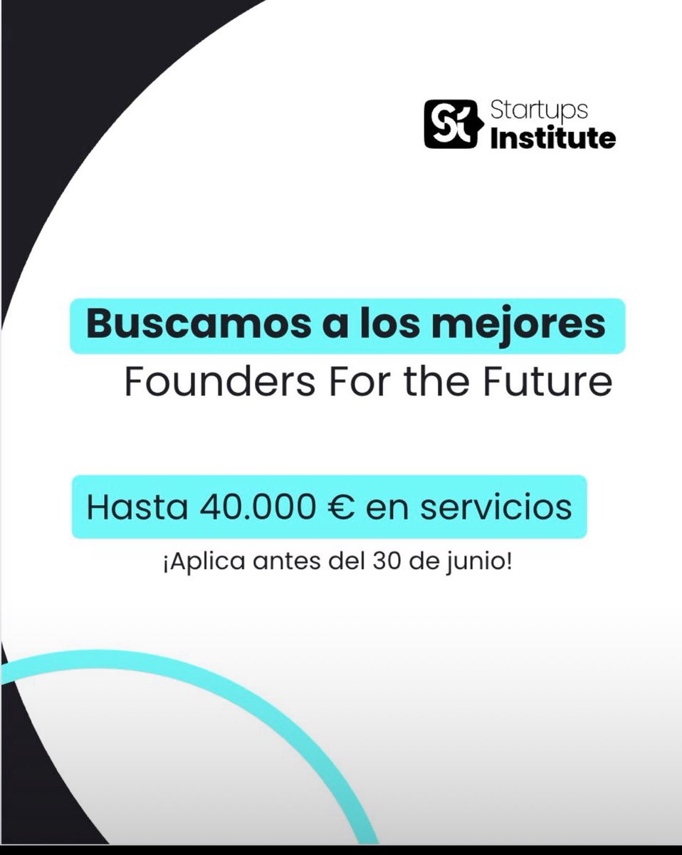 ¡Se acerca la fecha límite! Aplica a los premios Founders For the Future y podrás ganar hasta 40.000 € en formación, mentoría y servicios para construir tu startup con nuestro apoyo. A cambio solo te pediremos ambición, determinación y trabajo duro.