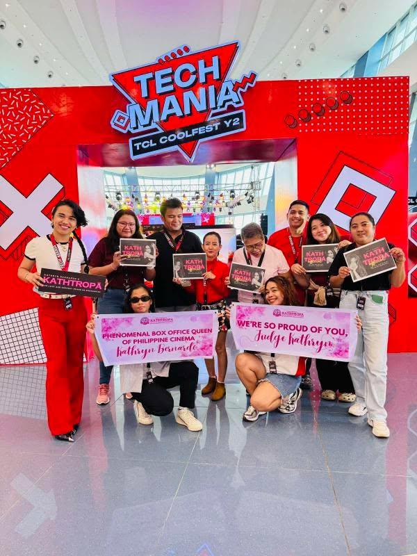 We’re here at #TCLTechMania2025! 🩷

See you in a few minutes, <a href="/bernardokath/">KATH 🐘</a>! 💋
KATHRYN INSPIRES GREATNESS
#TCLCoolFestY2 <a href="/TCLPH/">TCL Philippines</a>