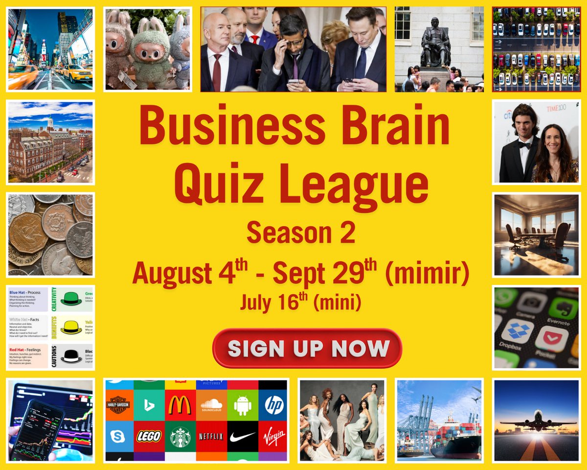 SpringQuiz's tweet image. Season 2 of the much-acclaimed Business Brain Quiz League is here. Sign up now forms.gle/aBcve3P8AQi4H5…
#Gyaanspace and #GoSpring have combined to bring you this exciting league. Check for more details at Linktr.ee/Bbqleague
#BusinessQuiz