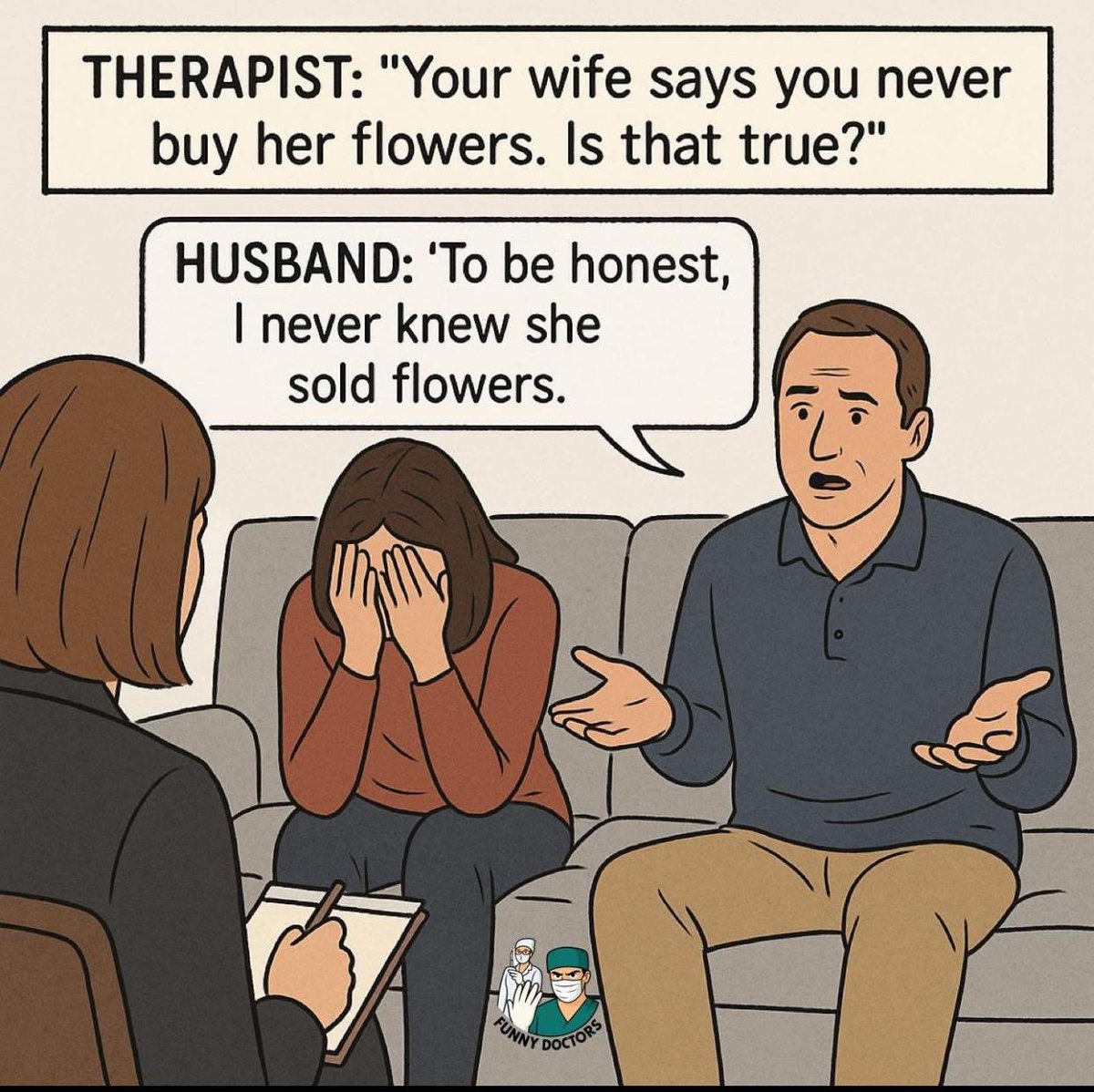 Men never understand women :)