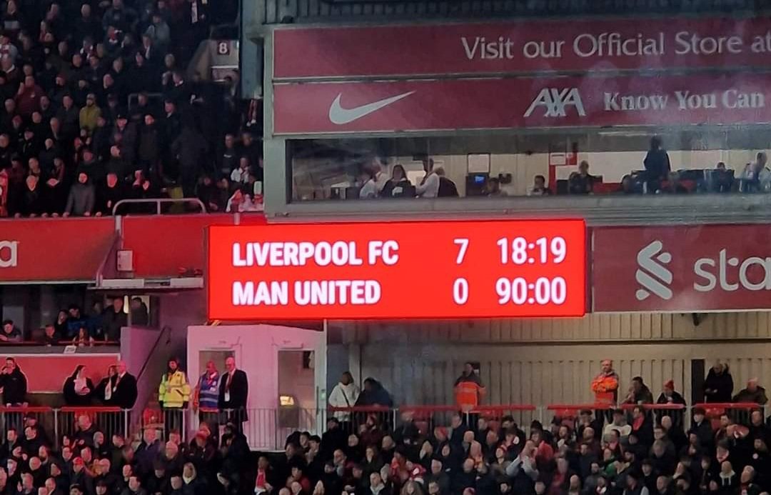 Sometimes I still can't believe this scoreline is real.