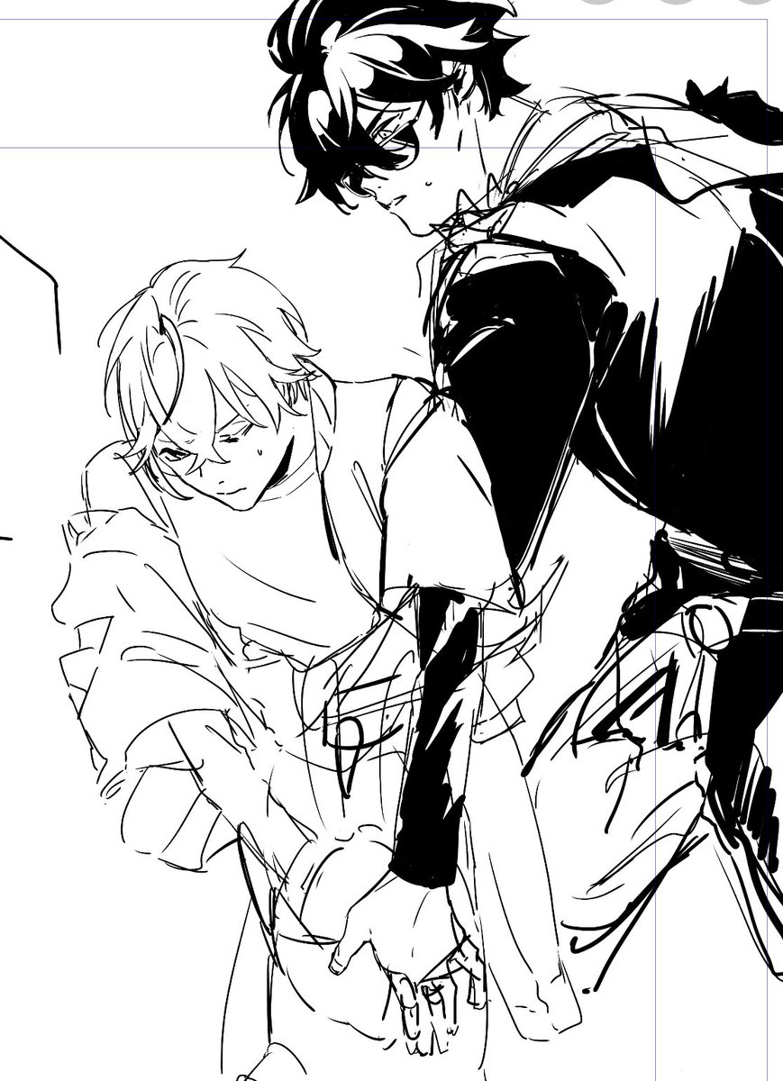 mRNA85448786's tweet image. 今かいてるイトアキ