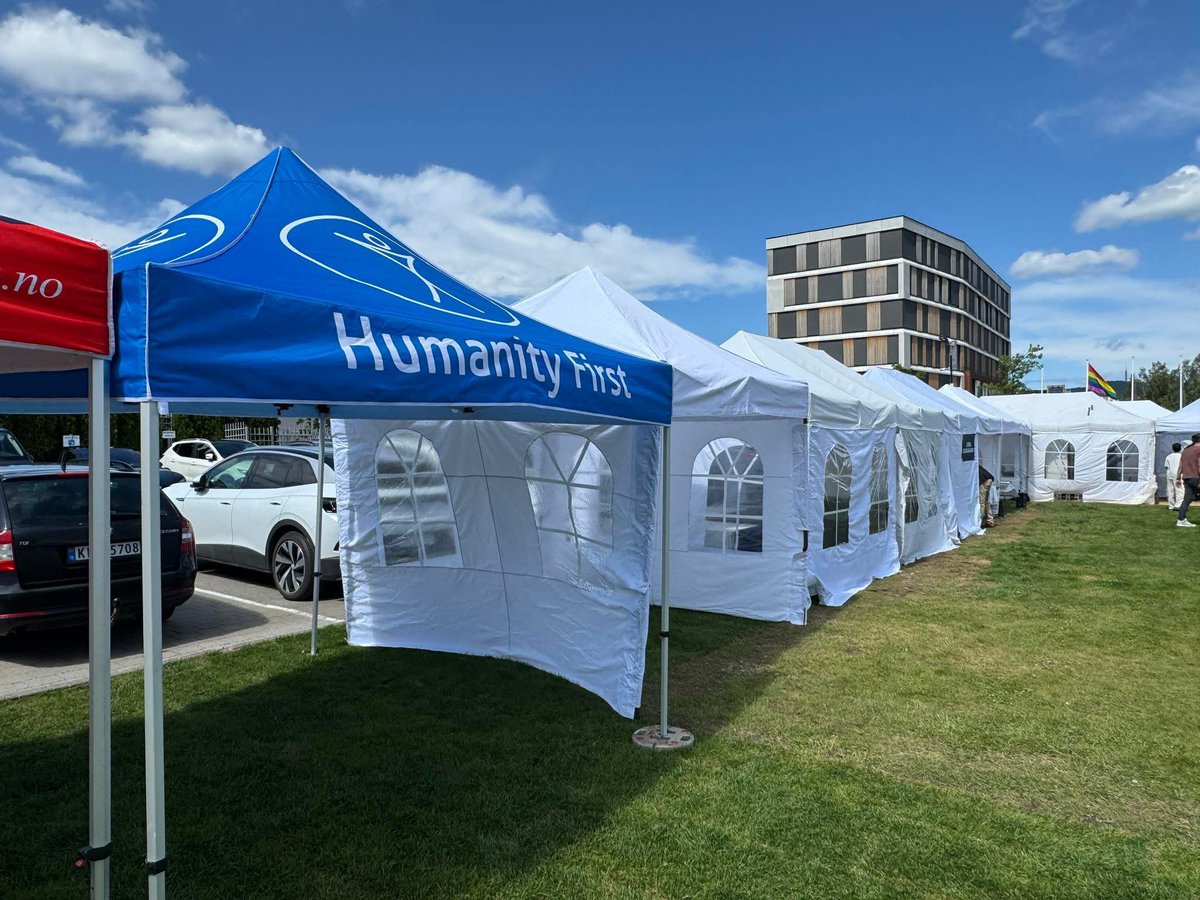 This weekend join our <a href="/HumanityFirstNO/">Humanity First Norge</a> team at #Jalsa in Oslo #Norway