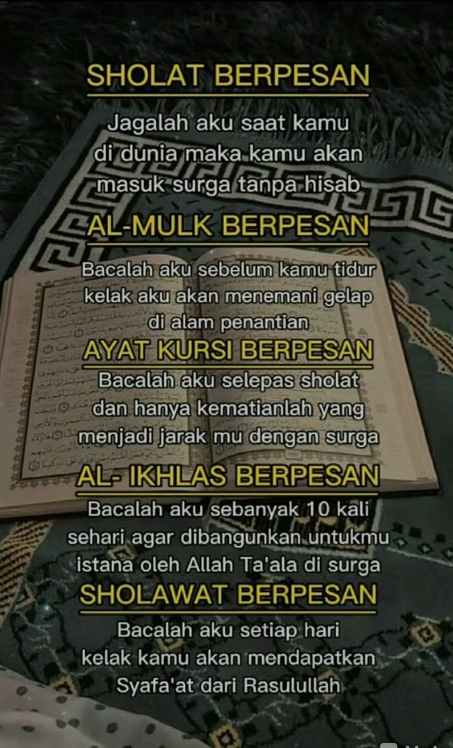 Salam fardhu Asar 
Jangan lupa  shalat🤍