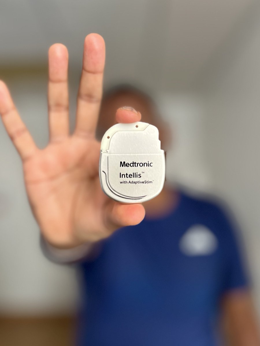 morethanatremor's tweet image. To the amazing team at this place who successfully implanted electrodes in my brain, connected to a computer in my chest and gave me some respite from my Parkinson's ...thank you for giving us our lives back' 🙏🏼🙏🏼🙏🏼💙