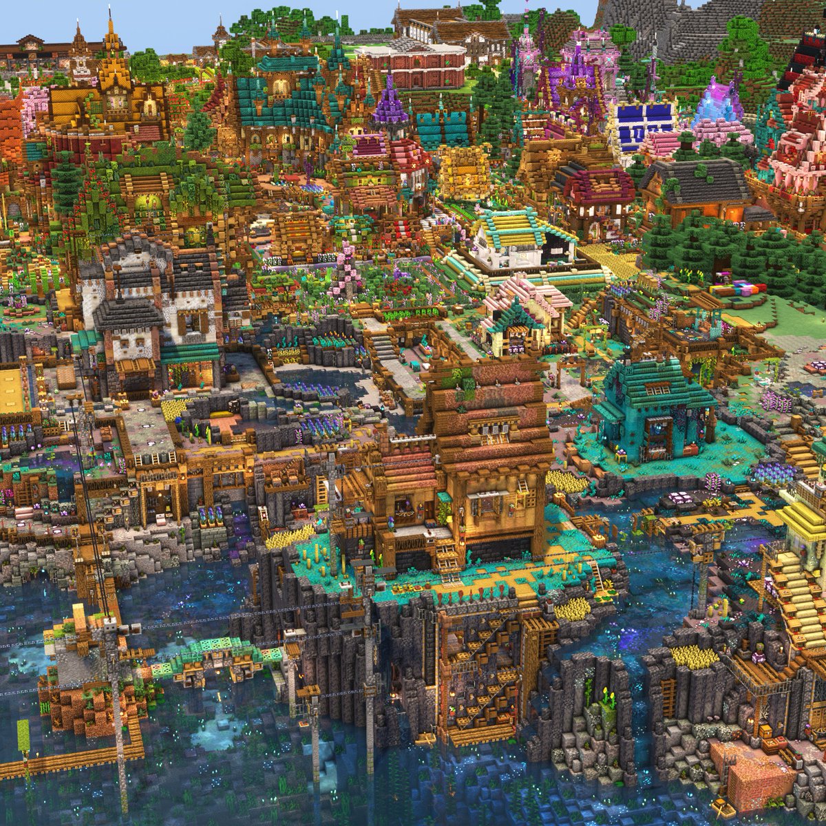 #2025年自分が選ぶ今年上半期の4枚 
#Minecraft 
サバイバルワールドを育ててました。
プレイ時間が6000時間を超えたそうです