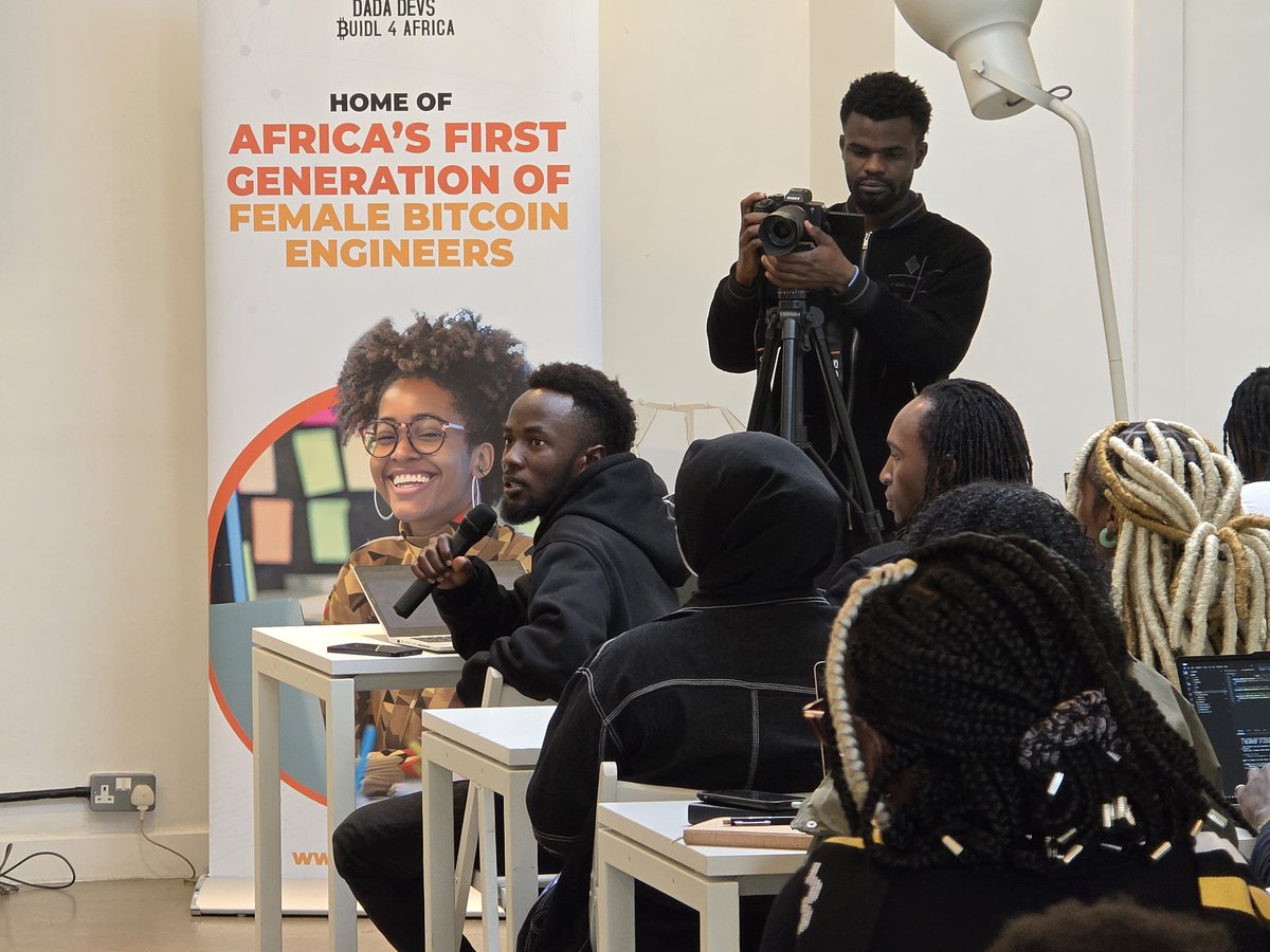We're on ground for the <a href="/DadaDevs/">DADA DEVS</a> workshop in Nairobi 🇰🇪🔥

Lots of interesting conversations already happening.

Today, we’re celebrating the graduation of their second cohort of female Bitcoin developers with a full day of hands-on sessions and learning.