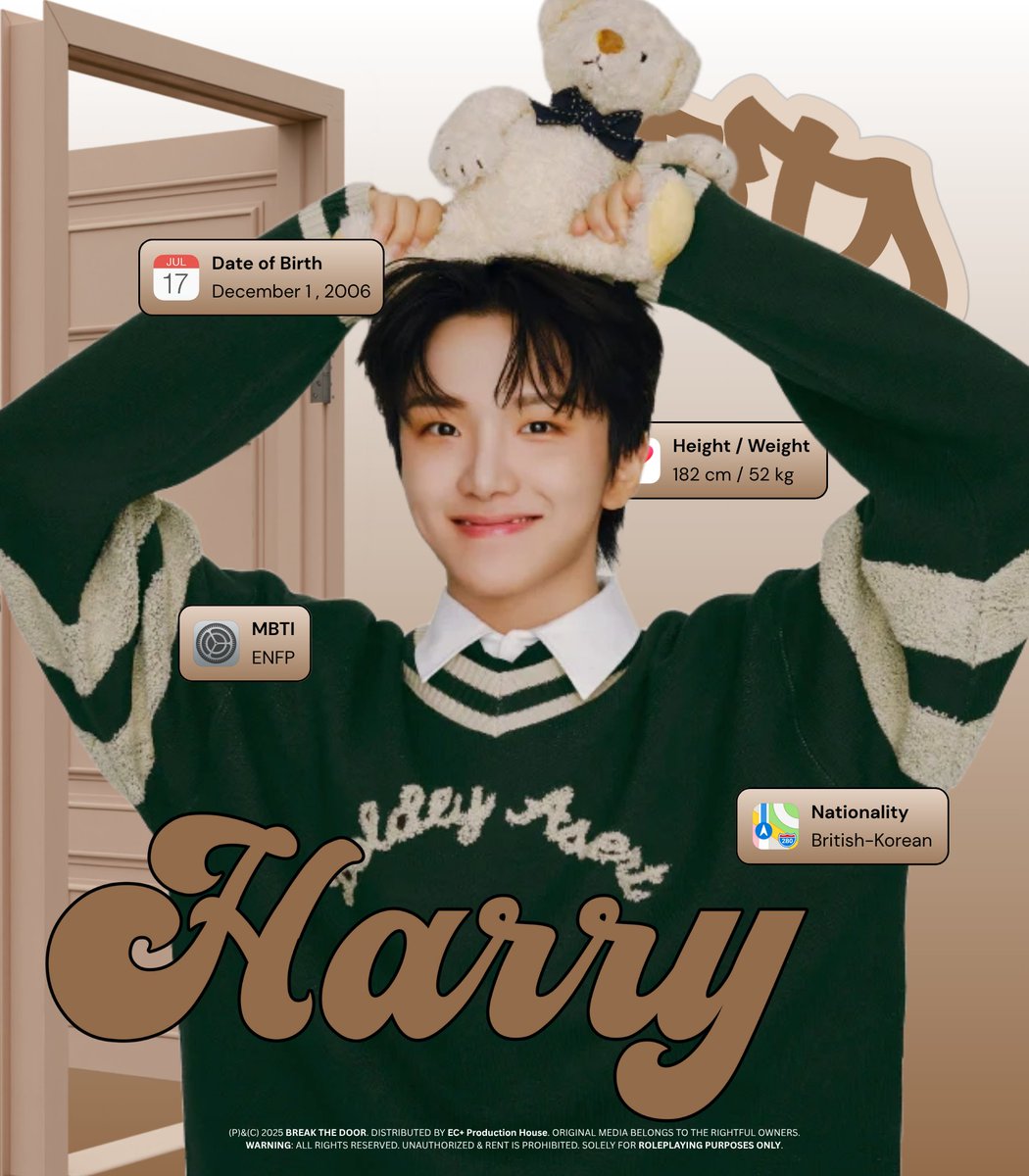 ️️
 ️️
 ️️
👊🏼💥🚪  [   𝘉𝙍𝗘𝖠𝙆 𝖳𝘏𝗘 𝖣𝙊𝝤𝖱   ]

He glitches through expectations
with     his     undeniably     charm.
Meet our 𝘎𝘭𝘪𝘵𝘤𝘩 𝘉𝘳𝘦𝘢𝘬𝘦𝘳,      𝗛𝗔𝗥𝗥𝗬.

[                x.com/virtwoe               ]
 ️️
 ️️
 ️️