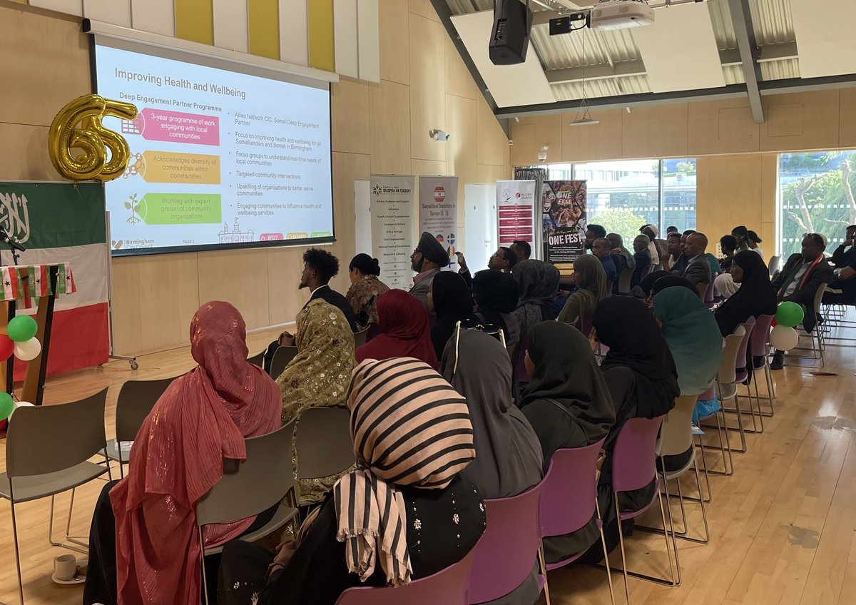 Thank you to Nura Ali for inviting me to speak at the Somaliland Independence celebration in Birmingham — a proud community with deep roots and a rich history.