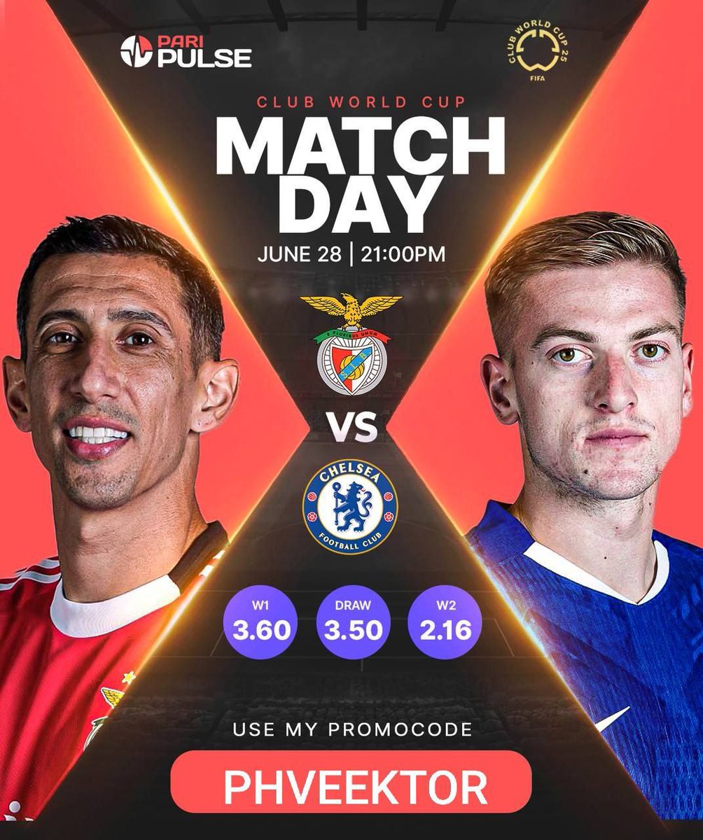 💸🏆TODAY'S TIPS ON PARIPULSE 

5.8 odds - 83ZDY

Don't just watch. Make money too by signing up on PARIPULSE with my promo code: PHVEEKTOR to enjoy up to 300% bonus on first deposit. Sign up with:

pari-pulse.com/Phver

pari-pulse.com/Phver