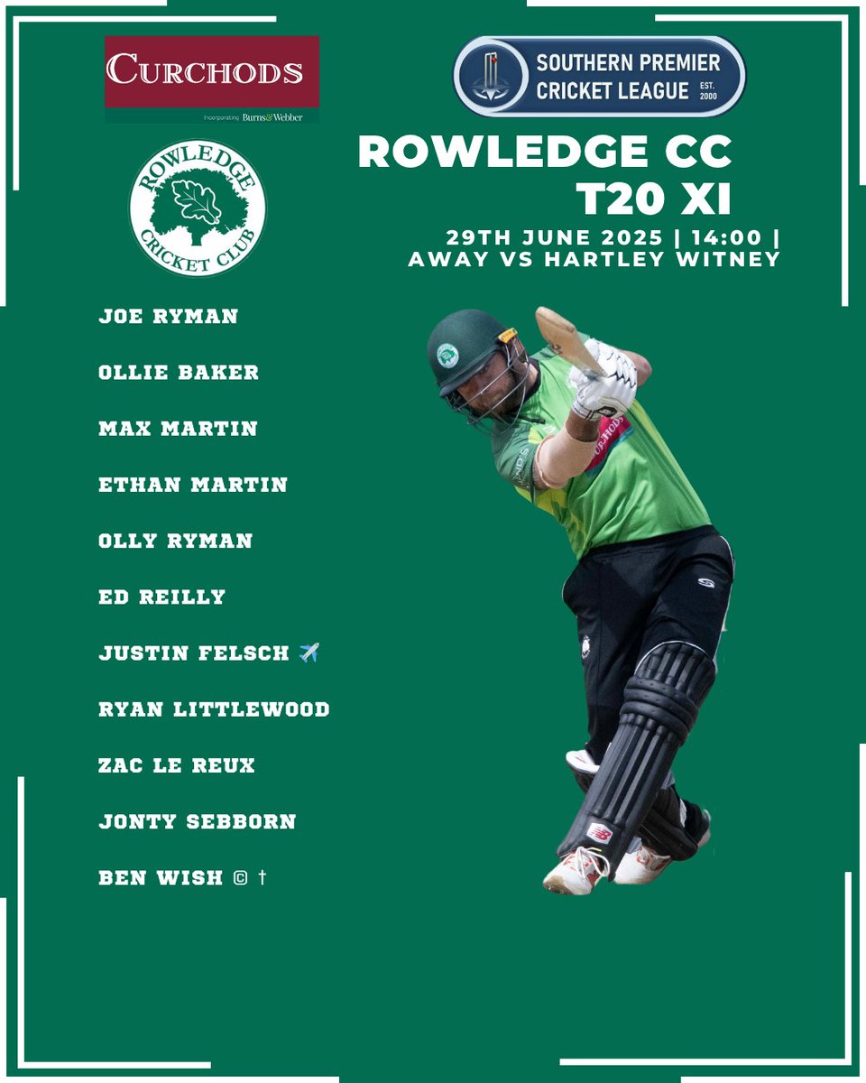 A big weekend of cricket ahead, 4 strong sides out for the halfway mark of the season. Let's bring 4 wins back to the rec.  Up The Ledge!