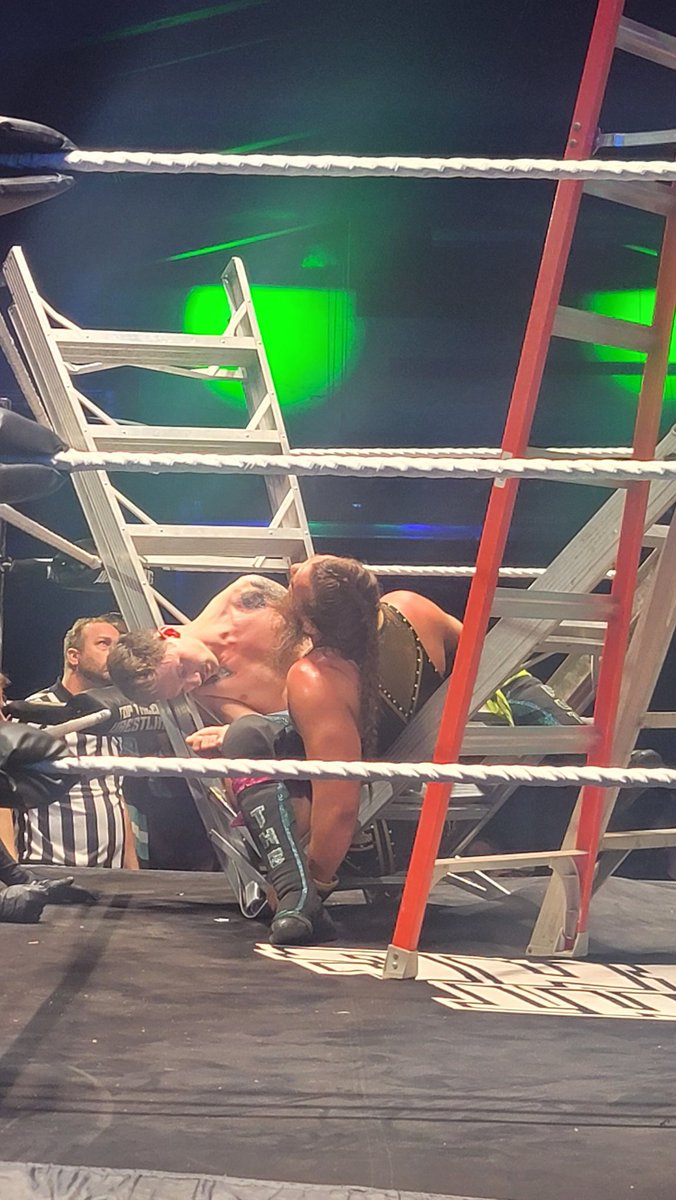 You know you just watched an amazing match when one of the wrestlers is outside at the end of the show and everyone yells "YOU ARE ALIVE" and cheers 
@Sonofirish12 
<a href="/HarlonAbbott/">Harlon Abbott</a>
<a href="/lawIessava/">ava lawless ⚙️🔥</a> 
<a href="/BigJessWrestlin/">Big Jesse Youngblood</a> 
<a href="/OmenLestat/">The Omen Gabriel Lestat</a> 
Left pieces of themselves in that ring tonight. 🔥
