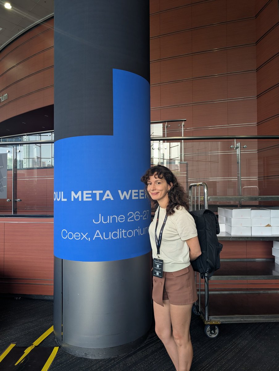 Stefania_druga's tweet image. Such a joy to visit South Korea again! Thank you for the invitation @SeoulMetaWeek ! Will definitely be back soon as it's only a short flight from Tokyo.