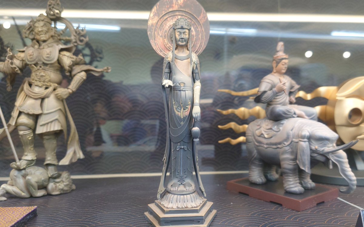 本日入荷/ 法隆寺公認 国宝・百済観音フィギュア 2020年の展示会で販売