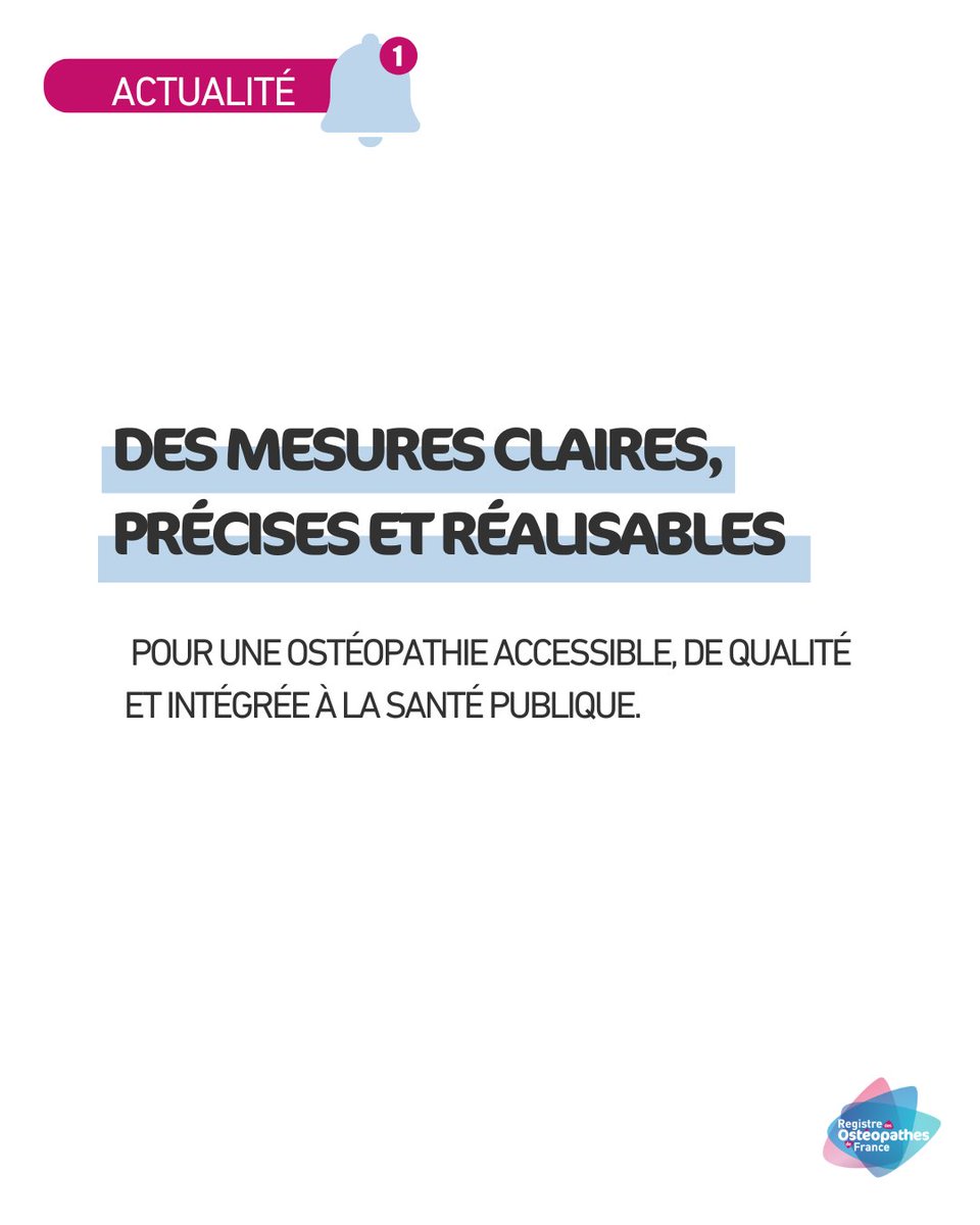 📣 Le R.O.F. demande :

✅ Le maintien du remboursement de l’ostéopathie dans les contrats responsables
✅ Un forfait ostéo dans la Complémentaire Santé Solidaire
✅ Une place dans les instances comme la CCSS

🗣️ Pour les patients. Pour la santé publique.