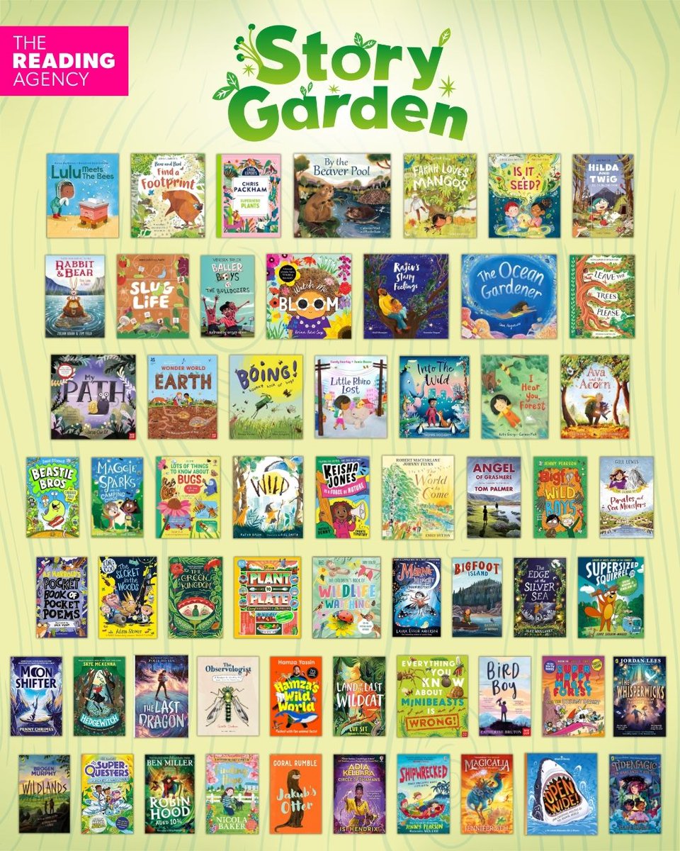 DFB_storyhouse's tweet image. ONE WEEK until the #StoryGarden blossoms in libraries across the UK, including the fantastic: King Coo: The Secret in the Woods by @adam.stower!🌼🌳
Join the #SummerReadingChallenge 2025 to discover magical books and earn exciting rewards📚
@readingagency