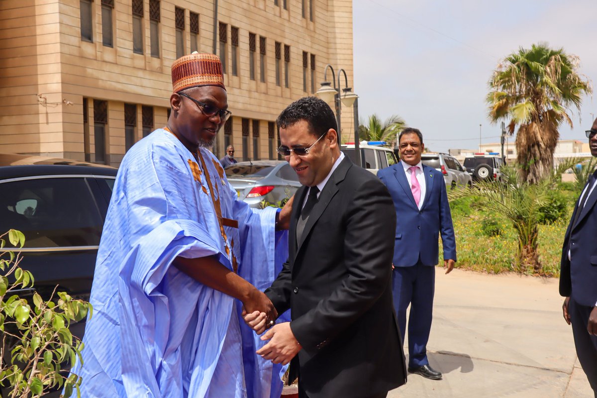 Advancing Diplomacy!

VP Mohammed BS Jallow wraps up the 6th Gambia-Mauritania Joint Cooperation Commission in Nouakchott, sealing 12 major MoUs in trade, energy, security, education &amp; more. A new era of partnership begins!

#GambiaMauritaniaCooperation 
#VPJallow  
#TeamGambia