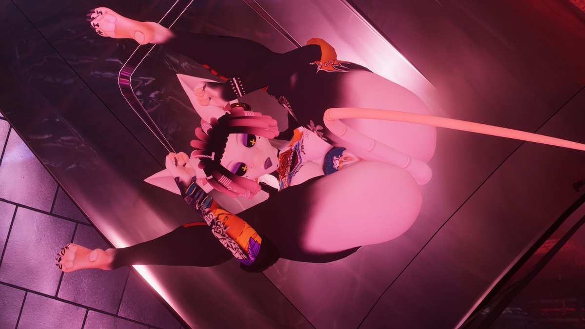 yes it says "cock here" on my toes

and more flexible then i member