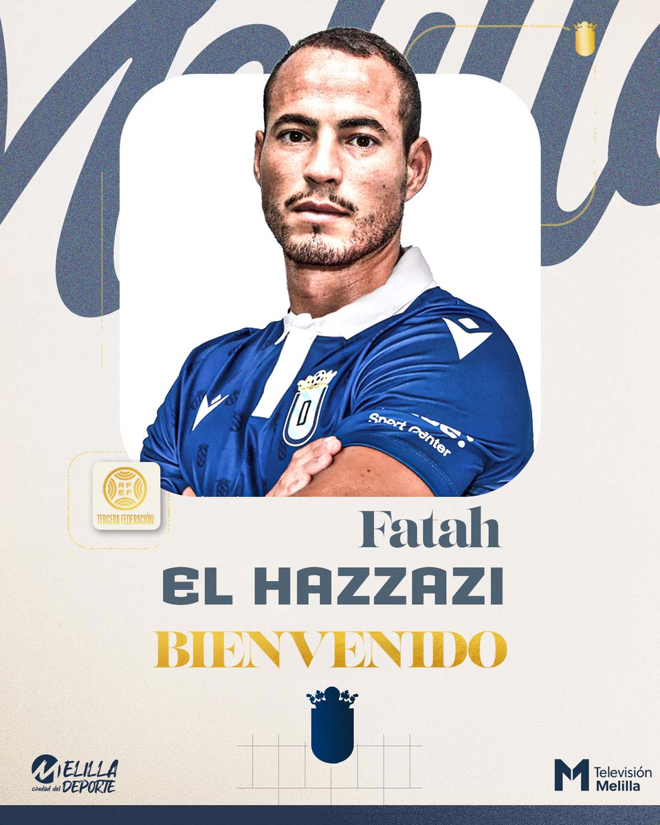 Cantera Unión Deportiva Melilla (@canteraudm) on Twitter photo 🔙🧱 Fatah, nuevo refuerzo azulino para la defensa
🧬 El melillense vuelve a la <a href="/UDMelilla/">Unión Deportiva Melilla</a> una década después para fortalecer la defensa.
ℹ️udmelilla.es/fatah-se-incor…
¡Bienvenido de nuevo, Fatah! 👏
#HacemosCantera #Recuperar 🔙🧱 Fatah, nuevo refuerzo azulino para la defensa
🧬 El melillense vuelve a la <a href="/UDMelilla/">Unión Deportiva Melilla</a> una década después para fortalecer la defensa.
ℹ️udmelilla.es/fatah-se-incor…
¡Bienvenido de nuevo, Fatah! 👏
#HacemosCantera #Recuperar