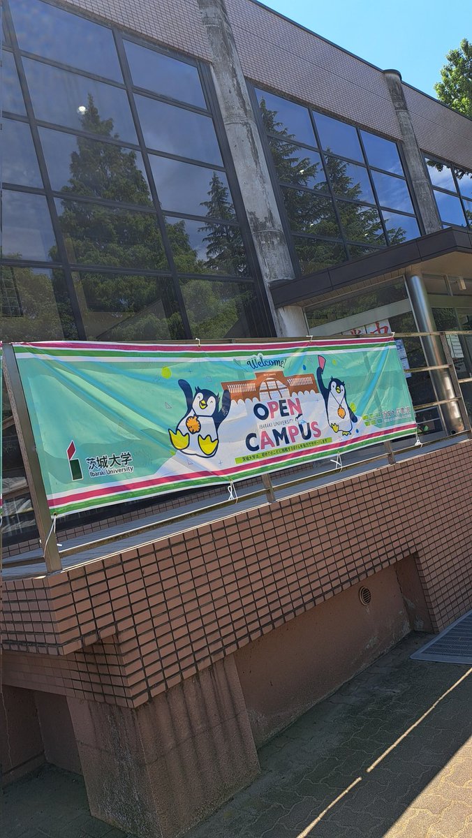 iimura_okome187's tweet image. 久しぶりにXに投稿(約半年ぶり😲)
今日は大学のオープンキャンパスでした😄
高校生たち来てくれてありがとう❗
#おこめ丸
#オープンキャンパス
#茨城大学
