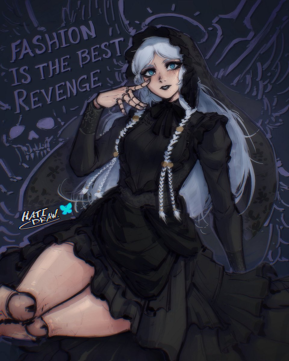 HatiDraw's tweet image. Darkness Revenant says #NIGHTREIGN 

#ELDENRING