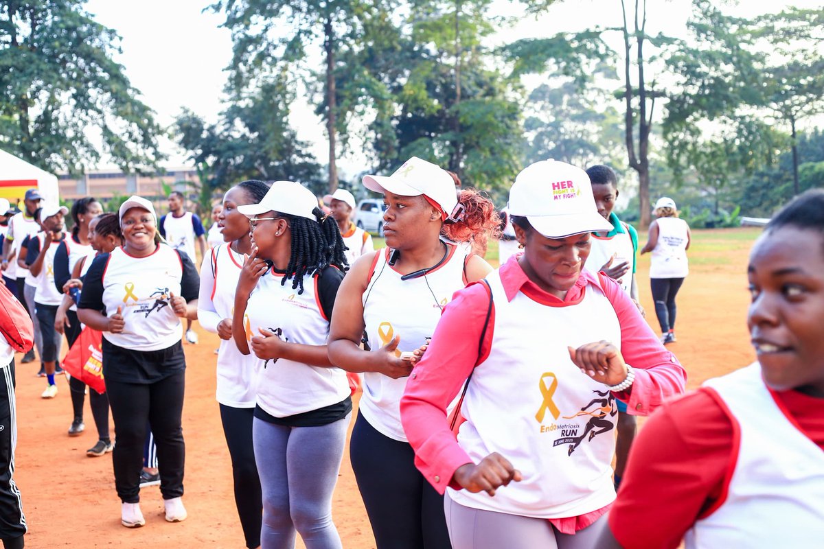 Big turnout! 🏃‍♀️💪 Runners flooded Old Kampala SSS field this morning to show solidarity with Endo warriors at the Endometriosis Awareness Run. Thanks to all participants for your support! 🙏 #EndometriosisAwareness #SupportEndoWarriors
