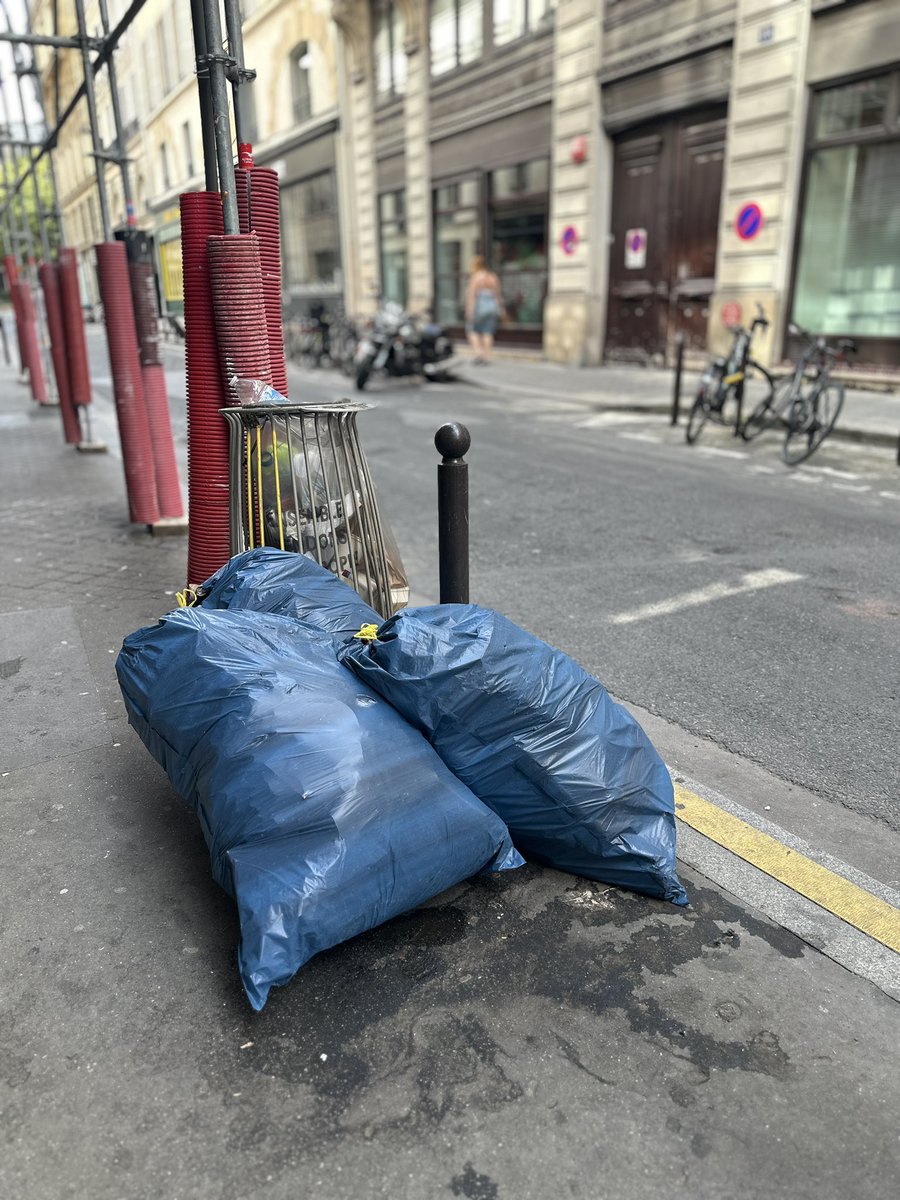 « Ensemble rendons Paris Propre »
Comme tous les jours rue Martel, les sacs poubelle abandonnés au 15 et au 21.
#paris10