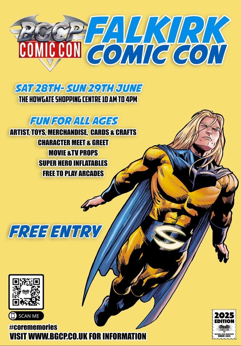 E1991Creations's tweet image. Today and tomorrow,  10am-4pm, I'm exhibiting for the excellent @BGCPComicCon in their free entry weekend comic con inside Falkirk's Howgate Shopping Centre!

I'm selling signed copies of Caged Rats The Comic Vols 1-3 and original horror posters!

engine1991creationsltd.com 

#BGCP