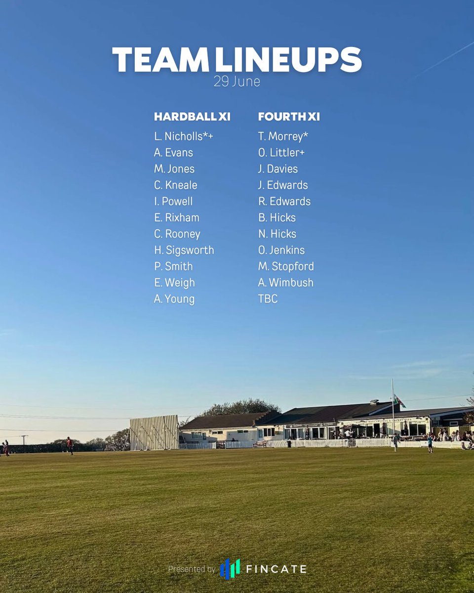 Weekend team news 📋

🤝 <a href="/fincateuk/">Fincate</a>