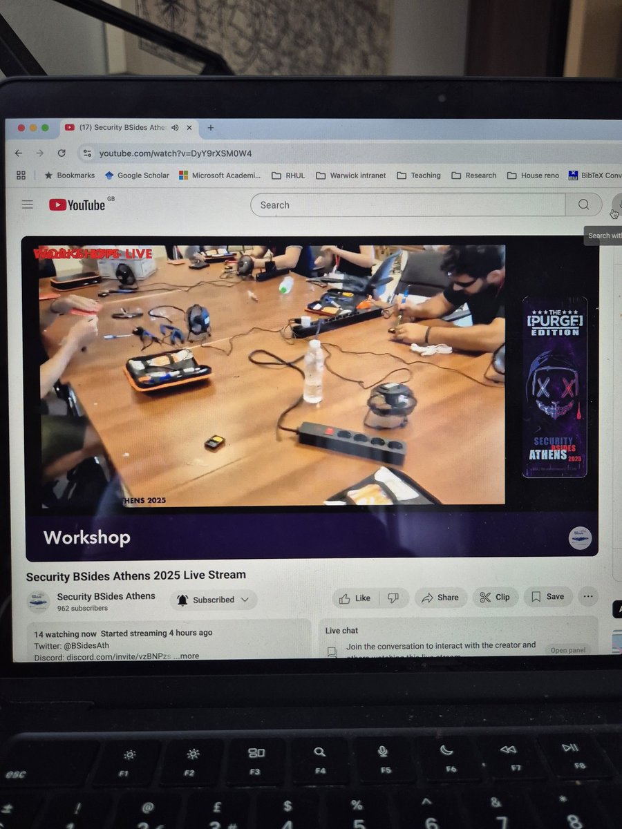 Well, I am missing a lot this year! Live walk-through on the <a href="/BSidesAth/">Security BSides Athens</a> #YouTube channel from the <a href="/twelvesec/">twelvesec</a> Soldering Workshop