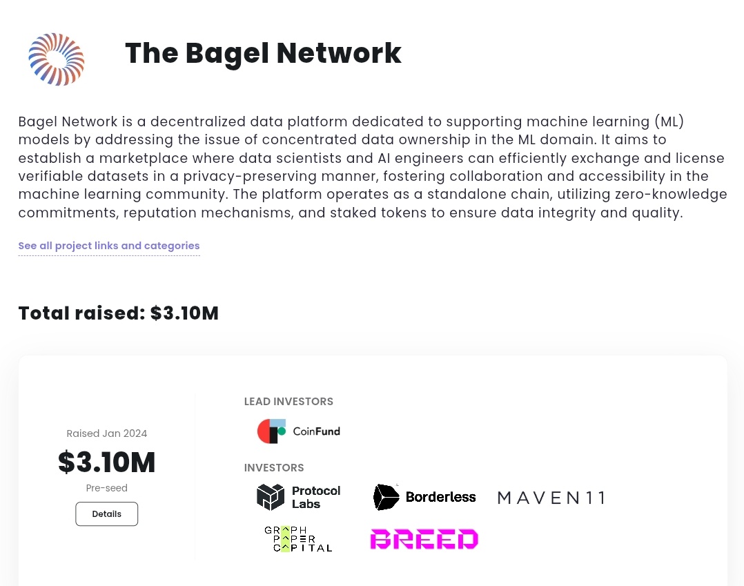 ✅Join <a href="/bagelopenai/">bagel.com</a> Early Access❤️‍🔥 (Ex - Bagel network)

💲Funding Raised $3.10Million &amp; Backed by coinfund etc..

❤️‍🔥Bagel Labs is Monetizable Open-source AI 

🔗 Link - docs.google.com/forms/d/e/1FAI…

👉Join telegram for future updates - t.me/miningdada