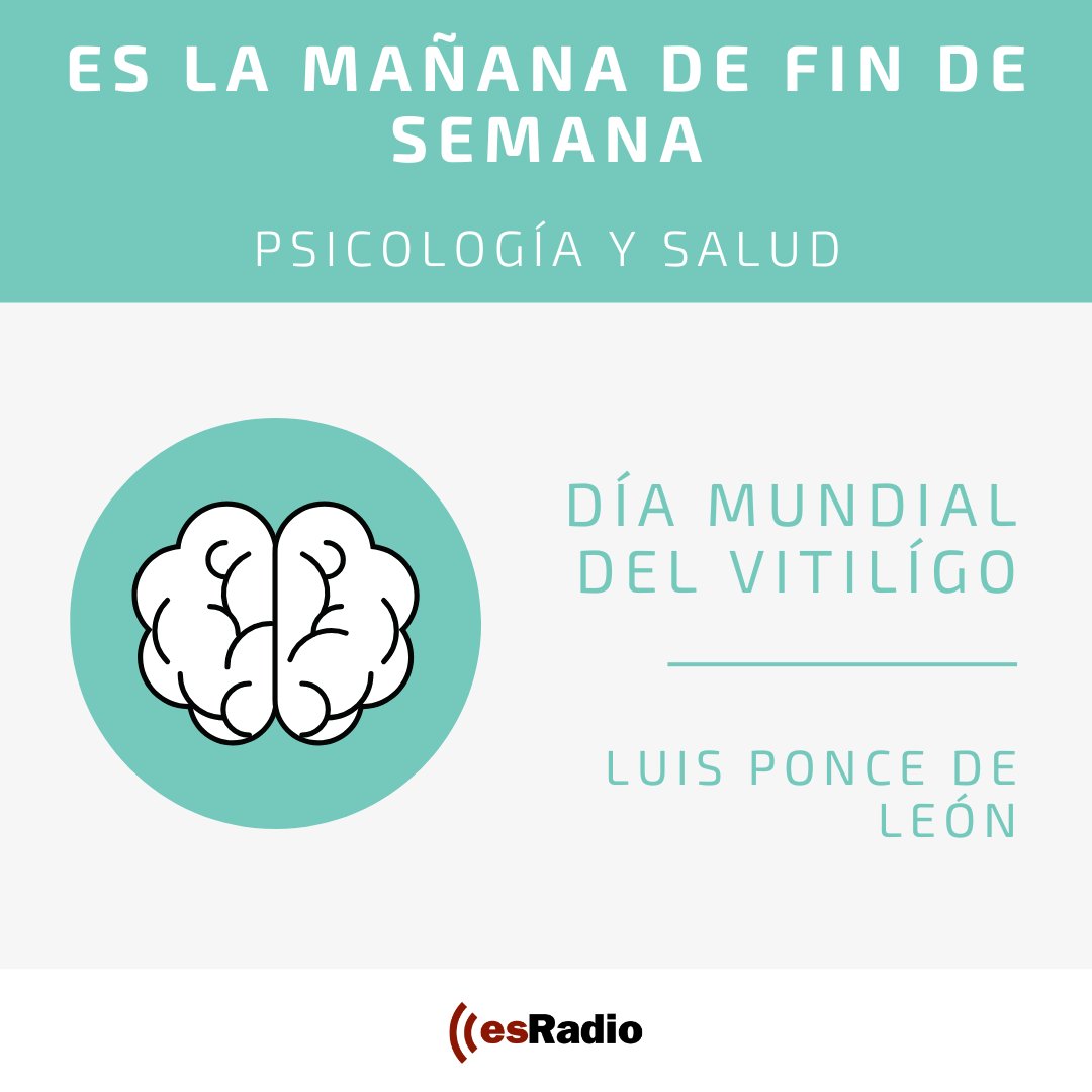 findesradio's tweet photo. 🏥Momento para la #Salud, el pasado 25 de junio se celebró el #DíaMundialDelVitiligo y hoy descubrimos en profundidad qué es esta condición dermatológica.
En directo, charlamos con Luis Ponce de León, presidente #ASPAVIT.
🎙️Con @mdiezrovira y @Jaume_Segales en @esRadio https://t.co/U0WjGVAx99