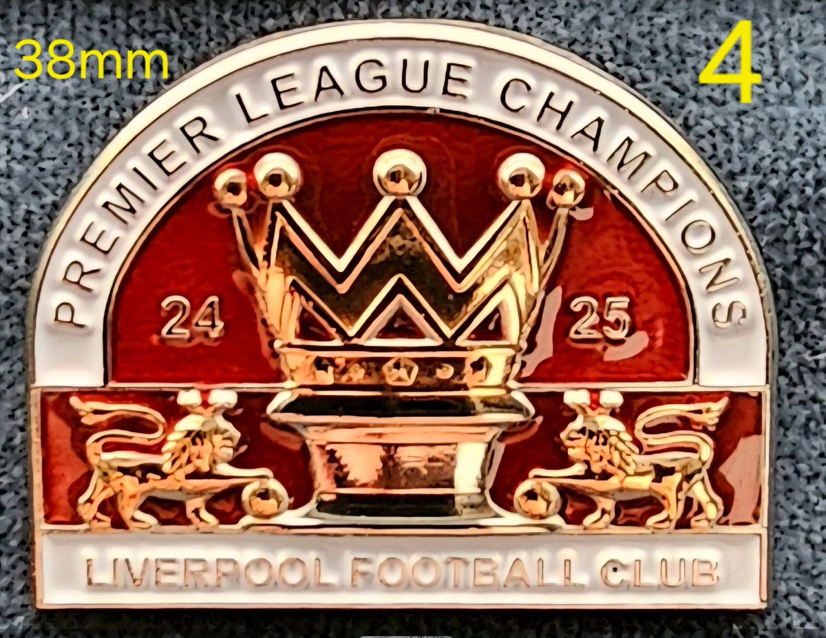 Still have a few of these available

Pretty much heard from everyone now, reserved a few by request from buyers

These are all £8 each

DM if you would like.

Great looking pins, and a great addition to any collection, and a great little keepsake to honour a fabulous season

YNWA