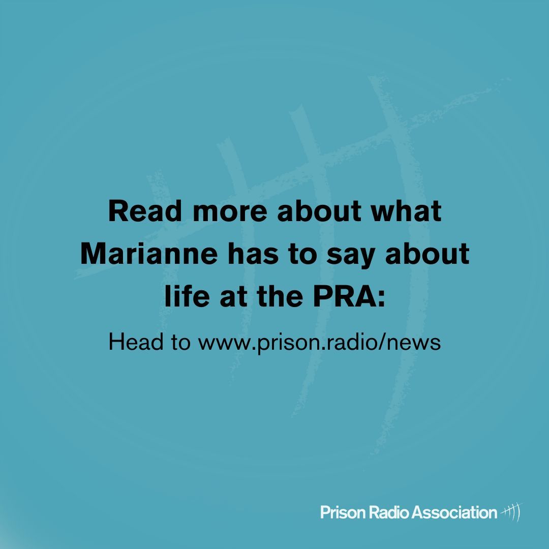 Meet Marianne - our Managing Editor 📻

She’s the brains behind National Prison #Radio’s round-the-clock schedule, and the heart of our one-of-a-kind radio production programme at HMP Brixton.

📖 Read what Marianne has to say about life at the PRA: prison.radio/meet-the-team-…