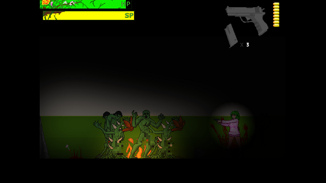Lorisor21's tweet photo. Rendered this YEARS ago, was having a conversation &amp; remembered I did it for fun. Decided to put just a little extra effort &amp; a HUD.  Couldn't remember if I'd posted this back when I first made this or not.
Based on a specific screenshot of Anthophobia by @Sourjelly_Dev https://t.co/2YMIouzrUC