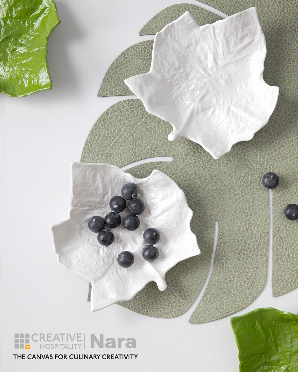 Introducing the Nara Collection – Nature Meets Innovation.

 🌿  Elegant leaf-shaped design enhancing visual appeal of dishes.  
 
#CreativeHospitality #NaraCollection #HospitalityLaunch #MelamineTableware #InnovativeDesign