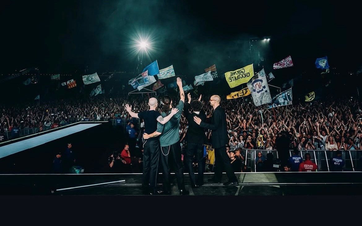 The 1975 headlined Glastonbury!! Proud moment. 
#the1975