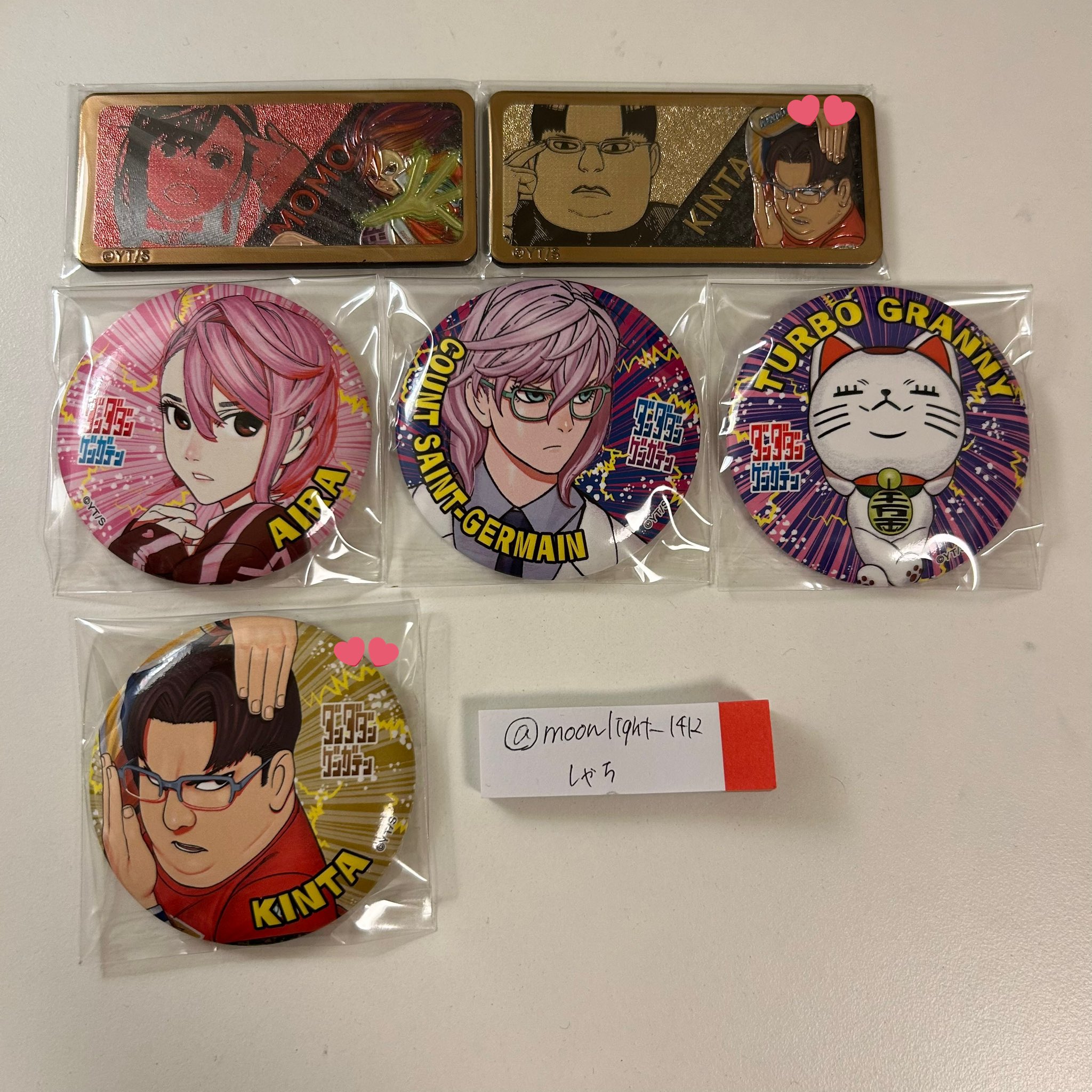 ダンダダン ゲンガテン 原画展 キャラクター缶バッジ