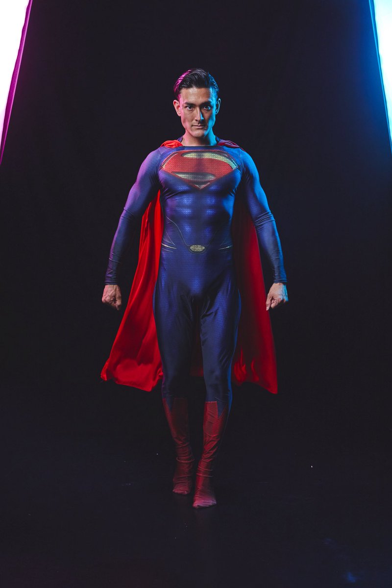 wawarabimochi's tweet image. 最高すぎる写真！
スーパーマンやってます！
#フォースサミット #forcesummit #スーパーマン