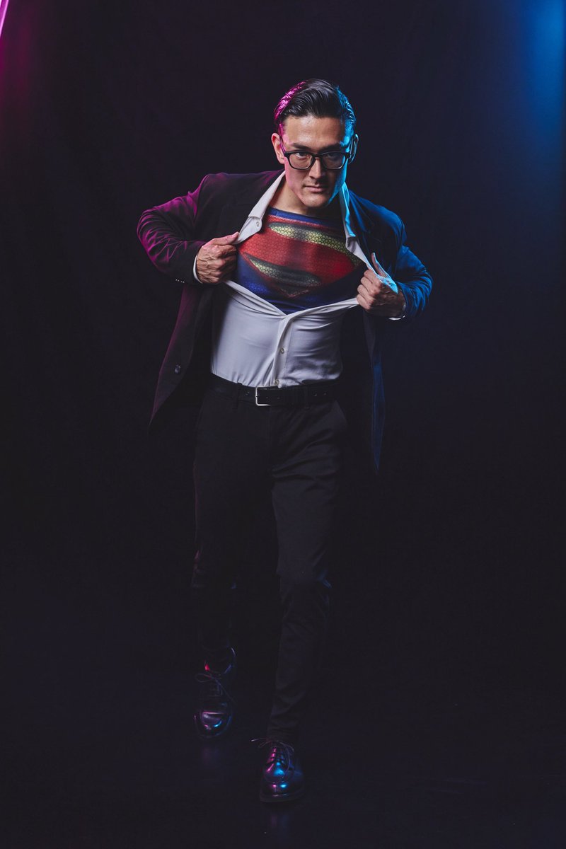 wawarabimochi's tweet image. 最高すぎる写真！
スーパーマンやってます！
#フォースサミット #forcesummit #スーパーマン