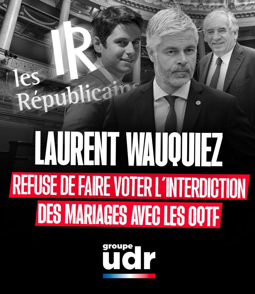 Daddy-Luc 🇨🇵 (@jlgirault) on Twitter photo Cette lâcheté que l'on ne supporte plus:
En faisant ça <a href="/laurentwauquiez/">Laurent Wauquiez</a> et <a href="/lesRepublicains/">les Républicains</a> ont probablement signé leurs défaites en 2026 & 2027... En tous cas ils ont perdu mon suffrage... Tant pis pour eux ! Cette lâcheté que l'on ne supporte plus:
En faisant ça <a href="/laurentwauquiez/">Laurent Wauquiez</a> et <a href="/lesRepublicains/">les Républicains</a> ont probablement signé leurs défaites en 2026 & 2027... En tous cas ils ont perdu mon suffrage... Tant pis pour eux !
