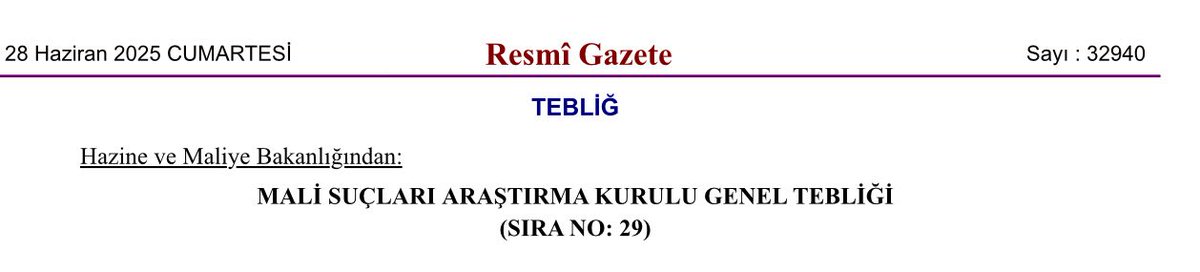 Bugün yürürlüğe giren MASAK düzenlemesiyle birlikte kriptovarlık transferlerine çok ciddi sınırlandırmalar geldi. 

Günlük 3-6 bin, aylık 50-100 bin dolarlık limitlerle kim Türkiye’ye niye kriptovarlık getirir bilmiyorum. 

Yerel borsalar artık ancak off-ramp kadar bakiye tutar.