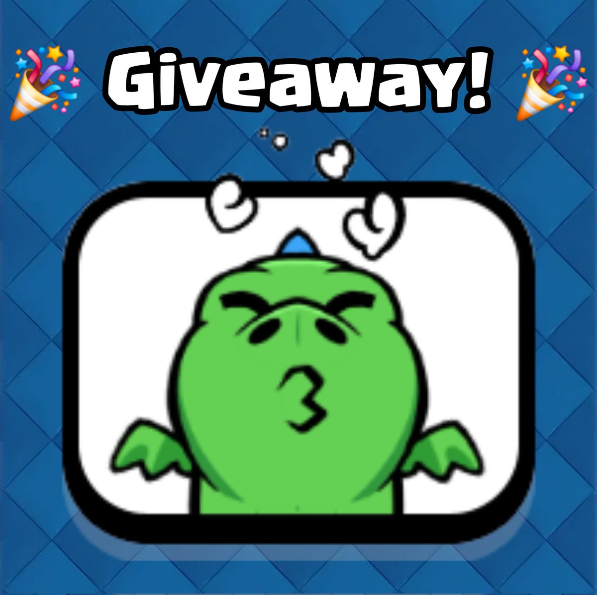 raf_the_king_'s tweet photo. 🎉 I'm giving away 3x this Baby Dragon Emote 🎉

To enter you just need to:
❤️ Like
🔁 RT 
✅ Follow me and @FLowerCatLeague
💬 Tag 2 Friends

Good luck 🍀😊
#GiftedBySupercell #supercellcreator https://t.co/pdgKz0mooF