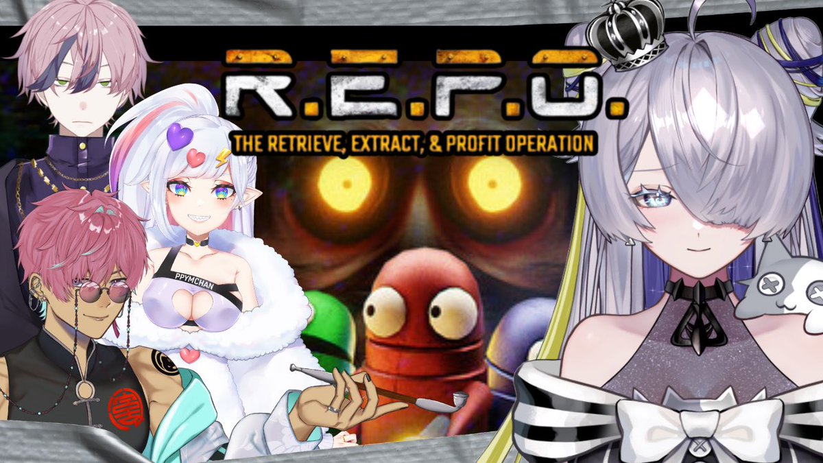 本日22時半ごろから！
4人でREPOやっていくぞ！

PPYM(ぽっぷよむ)ちゃん(#PPYM_chan_x)
宮古ミヤさん(#MiYaGoRiCH )
ナナシチャン(#nanasick44 )
各視点あります！👀🎥

▼マヨはツイッチで！
twitch.tv/m41_dayo