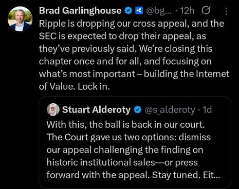 crypto_hi_news's tweet photo. तीन साल की कानूनी लड़ाई के बाद Ripple अपनी क्रॉस अपील वापस ले रहा है, SEC भी जल्द वही करेगा। XRP विवाद का आख़िरी अध्याय बंद होने को है।

Visit- https://t.co/wI0ojdMRd2 

#ripple #xrp #ripplevssec #cryptohindinews #cryptoindia #blockchainnews #xrparmy #cryptoupdate @bgarlinghouse https://t.co/0eOyqE00ld